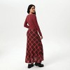 Women's Slight Fishtail Mesh Skirt - Wild Fable™ Red Plaid - 4 of 4