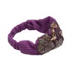 Unique Bargains Women's Rose Wide Headband 1 Pc - 3 of 4