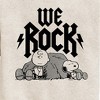 Boys' - Peanuts - We Rock Charlie Brown And Snoopy Graphic Long Sleeve Fleece Sweatshirt - 2 of 4