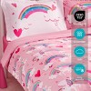 Joyfy Kid Twin Comforter Set 5 Piece Bedding Set for Boys Girls Super Soft Microfiber Bed in a Bag with Comforter Sheets Pillowcase Sham - 3 of 4