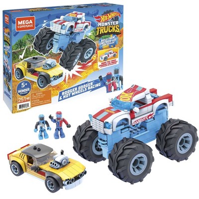 Mega Construx Hot Wheels Rodger Dodger & Hot Wheels Racing Vehicle