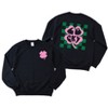 Simply Sage Market Women's Graphic Sweatshirt Lucky Clover Checkered Front and Back - 2 of 2