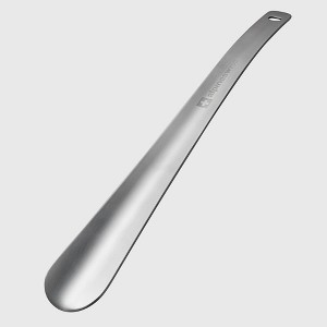 Alpine Swiss Metal Shoe Horn Heavy Duty Stainless Steel Shoe Helper Long 20 inch or 16 inch or 11 inch Short Handle ShoeHorn - 1 of 4