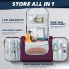 Paaaawaters Large Capacity Toiletry Bag for Women and Men, Hanging Toiletry Organizer Cosmetics Makeup Bag - 2 of 4