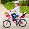 Gymax 14 Inch Kids Bike Children's Bicycle with Training Wheels & Storage Basket & Doll Seat & Handbrakes & Coaster Brake Adjustable Seat - 2 of 4