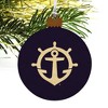 University of Portland Pilots Logo Wood Christmas Tree Holiday Ornament - 4 of 4