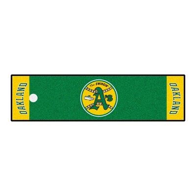 MLB Oakland Athletics 1981 Retro Collection 1.5'x6' Putting Mat - Green