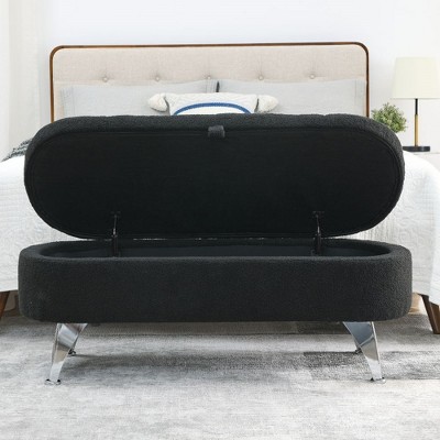 Twin Size Metal Bed With 4 Wheels And Guardrails Car-shaped Platform Bed Frame With X-Shaped Frame Shelf For Bedroom
