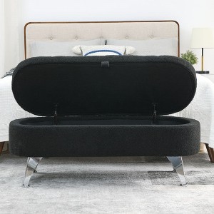 Twin Size Metal Bed With 4 Wheels And Guardrails Car-shaped Platform Bed Frame With X-Shaped Frame Shelf For Bedroom - 1 of 4