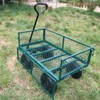 VYNXARIA Wagon Cart Garden cart trucks make it easier to transport firewood (green) - 2 of 4