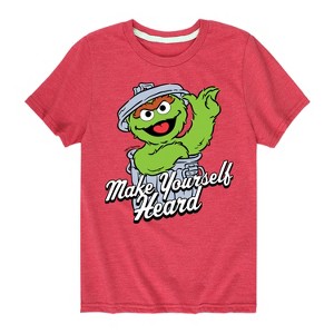 Boys' - Sesame Street - Make Yourself Heard Short Sleeve Graphic T-Shirt - 1 of 4