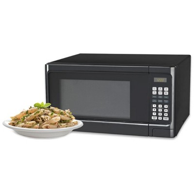 Impecca 1.6 Cu. Ft., 30-Inch, Over the Range Microwave, 2 Speed 300 CFM Ventilation Fan - Black