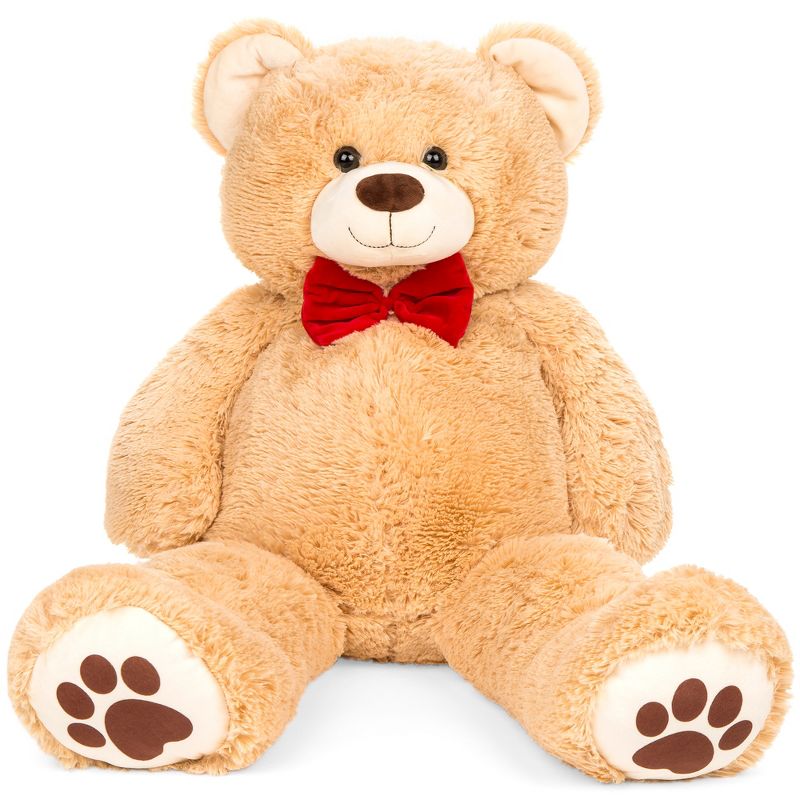 Best Choice Products 35in Giant Soft Plush Teddy Bear Stuffed Animal Toy w/ Bow Tie, Footprints, 1 of 10