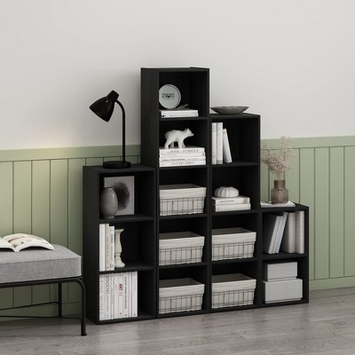 Furinno 4 Tier Reversible Bookshelf Open Storage Bookcase Display Shelf   GUEST 275591ed A1e1 4aa6 91e3 505185eef8ee