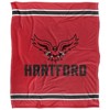 University Of Hartford Primary Logo Silky Touch Blanket White 50x60 - 2 of 4