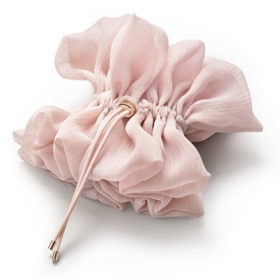 Kitsch Drawstring Chiffon Scrunchie - Blush