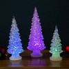 Northlight Clear Color Changing LED Lighted Christmas Trees - Set of 3 - 2 of 4