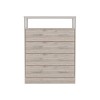 PAGED Dresser for Bedroom 4 Drawers Dresser with Superior Top and One Open Shelf for Living Room, Hallway - 4 of 4