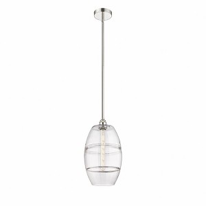 Vaz - 1 Light Stem Hung Mini Pendant In Industrial Style-18 Inches Tall and 10 Inches Wide - 1 of 1