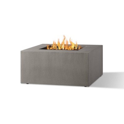 Caraga Casual Square Natural Gas Fire Table Flint - Jensen Co.