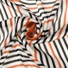INSPIRE CHIC Women's Satin Striped Square Contrast Color Neckerchief Neck Scarves 1 Pc - 4 of 4