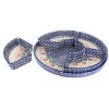 Blue Rose Polish Pottery N008 Manufaktura Tray with 4 Plates - 2 of 3