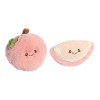 ebba Mini Peach Rattle & Crinkle Set Precious Produce Adorable Baby Stuffed Animal Pink 3.5" - 2 of 4