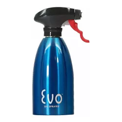 Evo Non-Aerosol Stainless Steel Oil Sprayer for Cooking Oils (16oz, Blue)