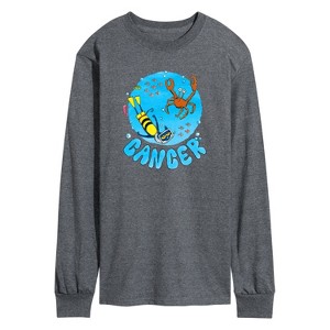 Men's - Pete the Cat - Cancer Long Sleeve Graphic T-Shirt - 1 of 4