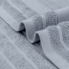 Unique Bargains Bathroom Hotel Spa Striped Comfort Pure Cotton Washcloths 12 Packs - 4 of 4
