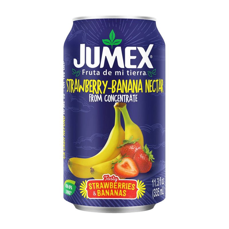 Jumex Strawberry Banana Nectar - 11.3 fl oz Can, 1 of 4