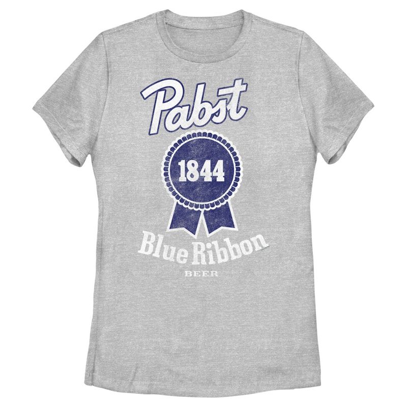 Women's Pabst 1844 Blue Ribbon T-Shirt, 1 of 5