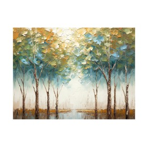 Trademark Fine Art - Sasha Painted Forest II Canvas Art - 1 of 4