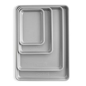 Nordic Ware 4-Piece Brilliant Bakeware Nonstick Sheet Pan Set - 1 of 4