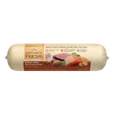 Freshpet Nature's Fresh Roll Grain Free Multi-Protein Recipe in Seafood Flavor Refrigerated Wet Dog Food - 2lbs