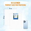 HANSILK 8pk 9x12 inch Canvases for Painting, Canvas Panels -100% Cotton Acid-Free, Art Boards for Oil & Acrylic Painting - 2 of 4