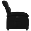 vidaXL Black Faux Leather Recliner Chair-Adjustable Manual Reclining Armchair for Living Room, Office, Lounge with Side Pocket - 4 of 4