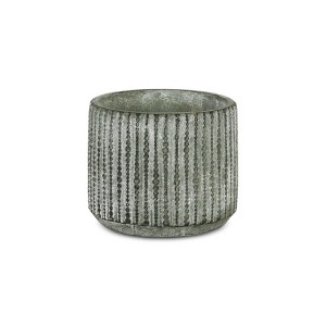 Cheung's Arianthe Orb Patterned Cement Pot Medium - 1 of 4