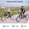 Mountain Style Fat Tire Electric Tricycle with 3 Wheels- 7 Speeds, 24" & 26" Fat Tires, Powerful 350W Motor, 350lbs Loading Capacity - 2 of 4