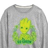 Boys' - Marvel - Groot Go Green St. Patricks Day Long Sleeve Graphic T-Shirt - 2 of 4