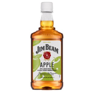 Jim Beam Apple Bourbon Whiskey - 375ml Plastic Bottle - 1 of 4