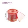 Unique Bargains Gift Wrapping Wide Sheer Wired Pastel Shimmer Iridescent Chiffon Ribbons 1 Pc - 2 of 4