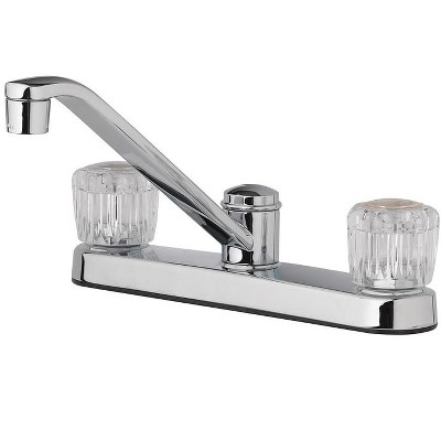 OakBrook Essentials Two Handle Chrome Kitchen Faucet