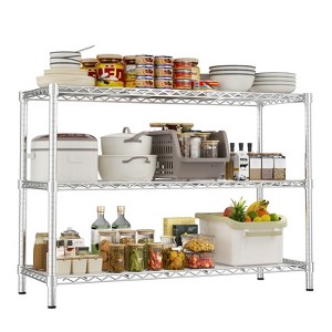 Height-Adjustable Garage Wire Shelving Unit - 1 of 4