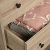 GlasFlength Decorative Storage Cabinets Drawer Chest Brown Finish Sturdy Solid Build Keeps Items Neatly Tidy Fits Bedroom, Brown, 59.45"*17.91"*5.12" - 3 of 4