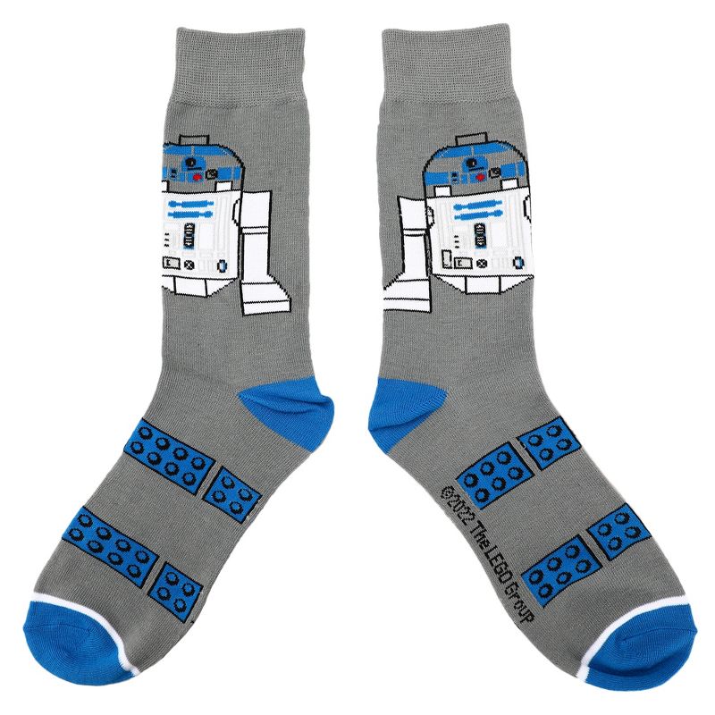 Lego X Star Wars Character Minifigs Men's 5-Pack Crew Socks, 5 of 7