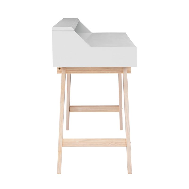 Sloan Modern 2 Drawer Desk White - Linon, 6 of 18