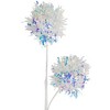 Northlight 27" White Iridescent Snowball Christmas Spray - 4 of 4