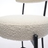 Swivel Bar Stools Set of 2, 30 Inch Upholstered Barstools with Sturdy Metal Base, for Kitchen, Dining Room, Home Bar - 4 of 4