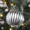 National Tree Company 2 ft. Frosted Silver Pine Tree with Battery Operated LED Lights - 4 of 4
